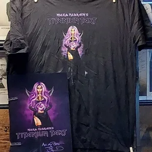 Nicko McBrains Titanium Tart Merch area