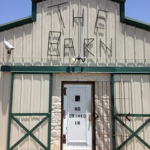the entrance to the building