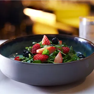 a bowl of fruit salad