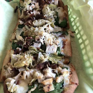 Chicken Flatbread- so yummy!
