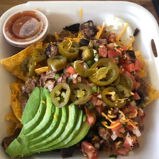 Brisket nachos