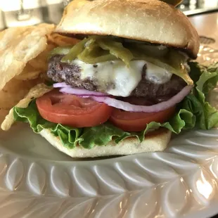 Ortega cheeseburger.