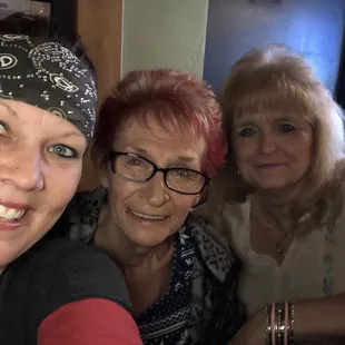 A few of our bartenders here at The Barracuda!!!  Nina Helene  Glenda