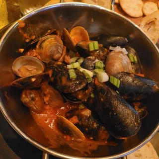 Manila Clams and Mediterranean Mussels