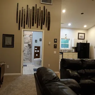 Interesting décor throughout