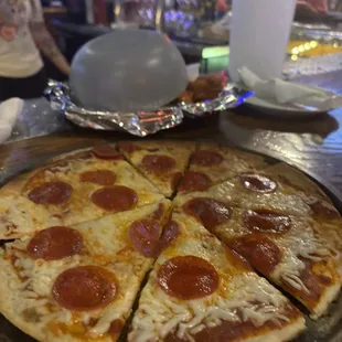 Pizza &amp; the wings.