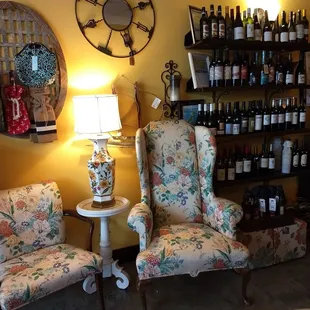 cozy spot for two...