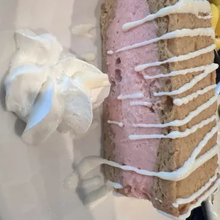 raspberry donut ice cream