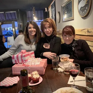 Enjoying post bday cupcakes at our new favorite place. Fantastic server &amp; delish apps. Chill vibe