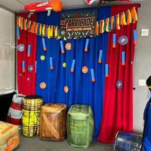 Photo backdrop for birthday party pictures