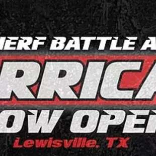 Check out the LARGEST blaster selection in North Texas --- Choose your favorite then head into the NERF WARS BATTLE ARENA!!