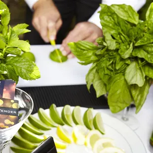 Perfect herbs, zests, and wedges