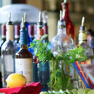 Colorful, craft cocktail mixology!