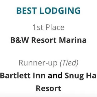 Runner-up for best lodging in The Delta