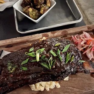 Short rib and Brussels