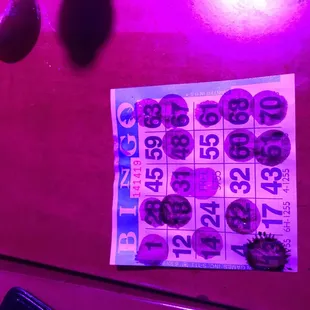 Basement bar: blingo