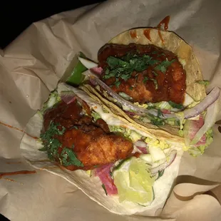 Chicken tacos