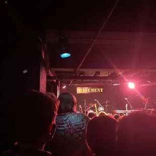 one of the giant pillars that blocks the view