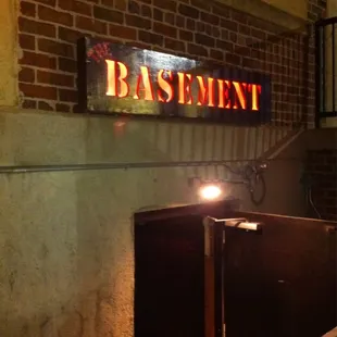 Basement entrance
