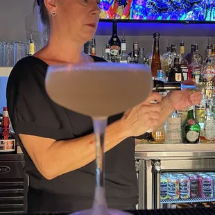 Rosemary getting roasted, the smell was amazing and so good as the drink.