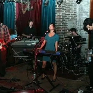 a band on the basement stage, from their website