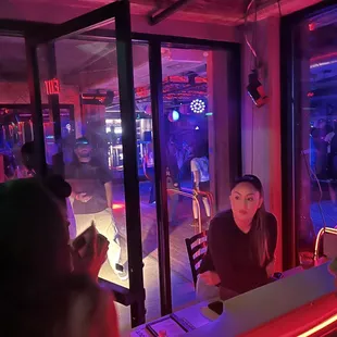 The lady who was not letting us in and was charging us $25 when it turned 10:31pm when we had been in line way before that.