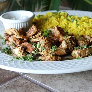 Shawerma Chicken plate.