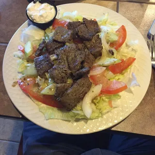 Greek Salad with Gyro Beef