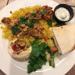 Chicken Shawerma Plate Lunch