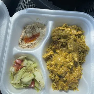 Cream Chicken Curry Lunch