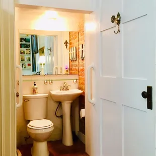 Bathroom entrance for Austen Library Suite