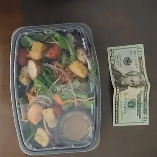 So this was their $16 house salad