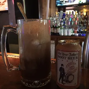 $6 Not Your Fathers Root Beer Float! Yum!