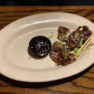 Beef Asian Steak Tips appetizer