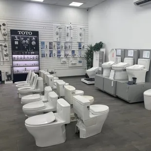 Washlet/toilet section