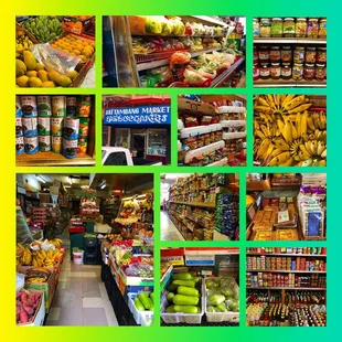 Montage of images from Battambang Market