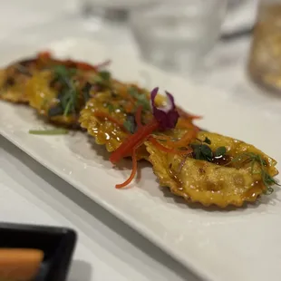 Boursin-Stuffed Raviolo