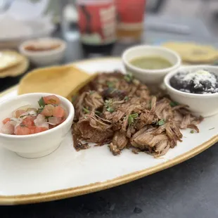 a plate of food on a table
