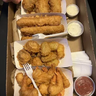a box of food