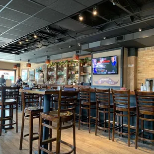 The bar, facing southwest