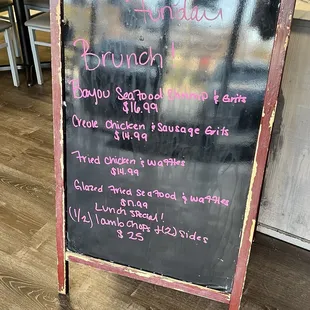 Sunday specials