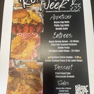 Visiting for Baton Rouge&apos;s 2025 Jan 27-Feb1 restaurant week menu