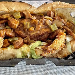 Crab Daddy Po Boy #softshellcrab #poboy