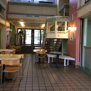 Backside of the cafe.
