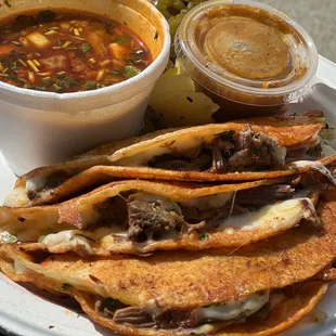 a plate of food