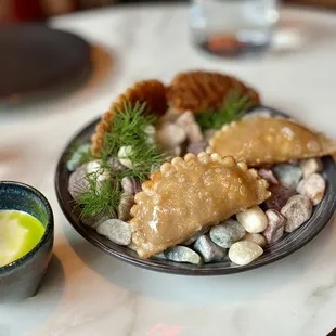 Gyoza-style tuna empanadillas, quite possibly flawless.