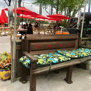 Cute entry bench