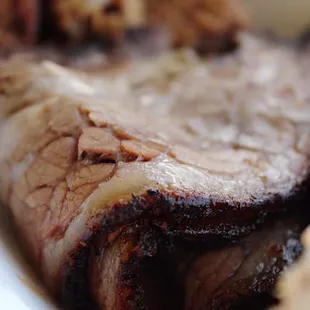 Sampler--Brisket ($7.99--3 different meats, 2 sides and cornbread)