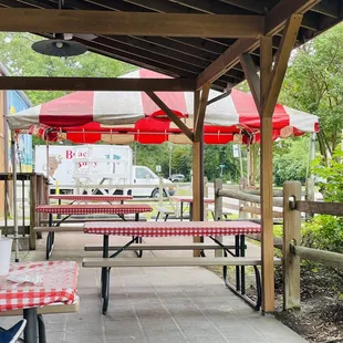 Outdoor patio.
