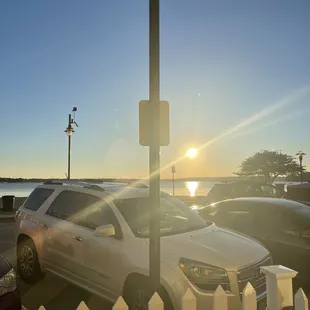 cars parked in a parking lot